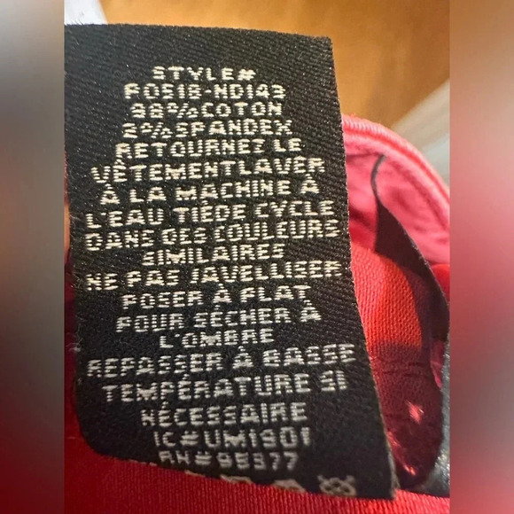 Sanctuary Standard Surplus red chino pants with oversized pockets - Picture 6 of 6